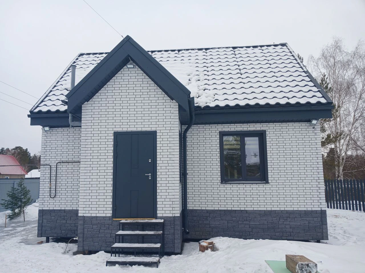 Готовый каркасный дом в Бобровке